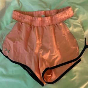 coral under armor shorts